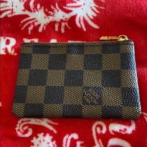 Super cute zipper coin purse keychain